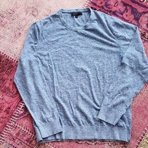John Varvatos Light Blue Crewneck Sweater